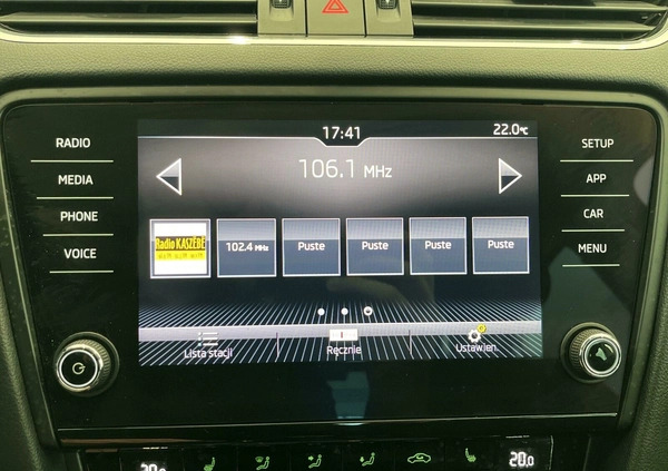 Skoda Octavia cena 64900 przebieg: 101971, rok produkcji 2019 z Bisztynek małe 277